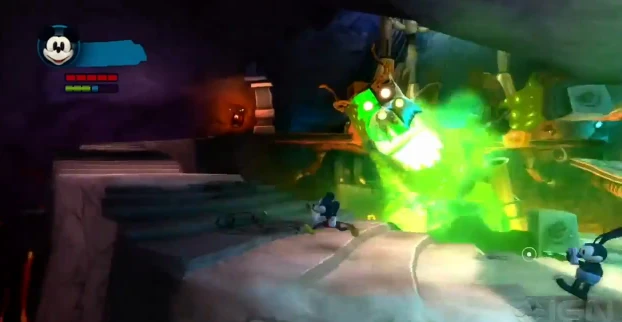 An image of the Blotworx Dragon boss fight.